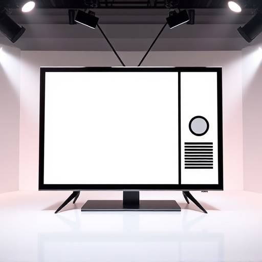 Logotipo do Estüdio de TV Nova Era - Uma tela de televisão estilizada