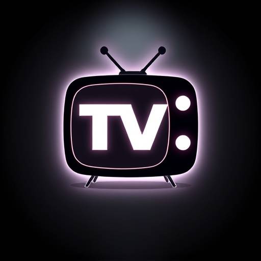 Logotipo do Estüdio de TV Nova Era: Uma tela de televisão estilizada com um design moderno.